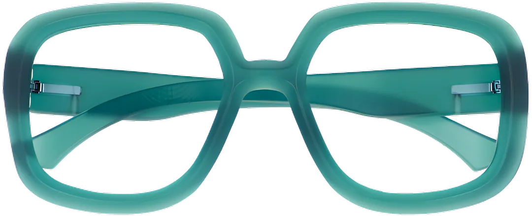 Farb Brillen blaugrün