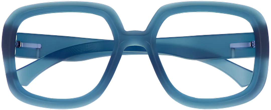 Farb Brillen hellblau