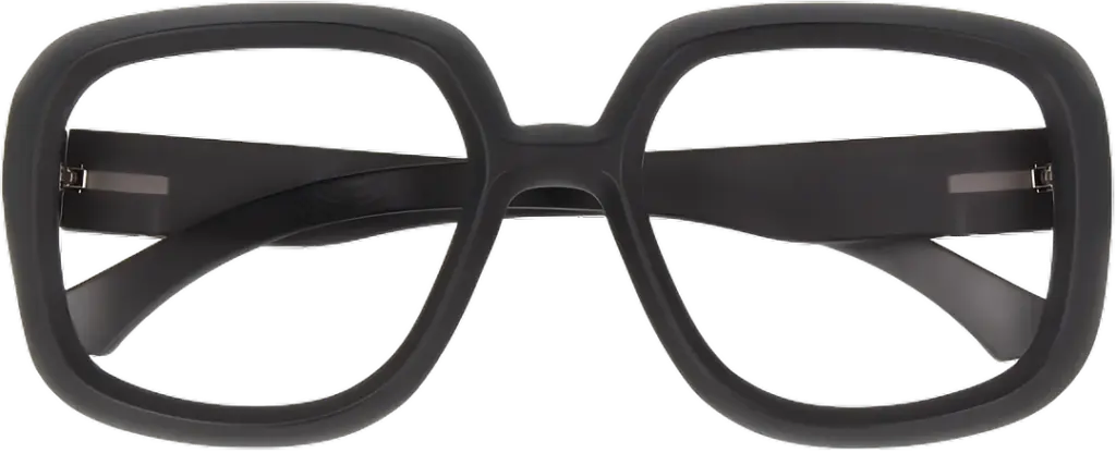 Diedamskopf Brille in schwarz